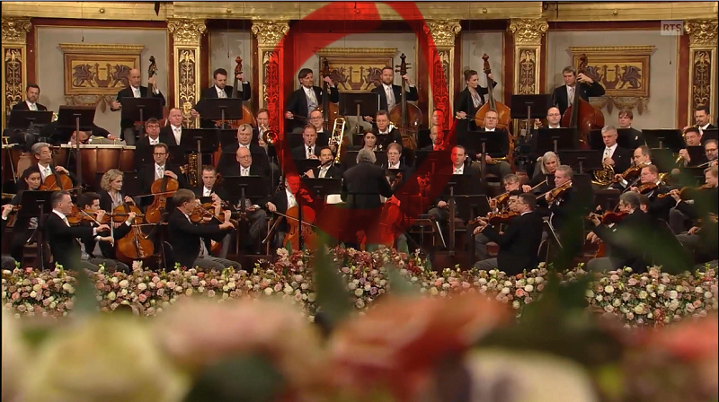 L'orchestre symphonique de Vienne au concert du Nouvel An